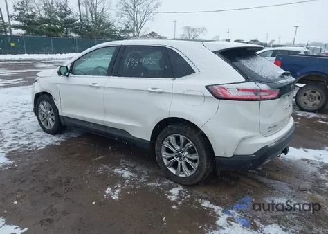 2019 Ford Edge Titanium from USA, damaged, VIN 2FMPK4K96KBB41325